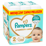 Pampers Premium Care 2 (4-8 kg), pieluchy, 204 sztuki - miniaturka zdjęcia produktu