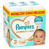 Pampers Premium Care 3 (6-10 kg), pieluchy, 180 sztuk USZKODZONE OPAKOWANIE - miniaturka zdjęcia produktu