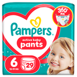 Pampers Active Baby Pants 6 (13-19 kg), pieluchomajtki, 29 sztuk - miniaturka zdjęcia produktu