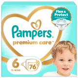 Pampers Premium Care 6 (13-18 kg), pieluchy, 76 sztuk - miniaturka zdjęcia produktu