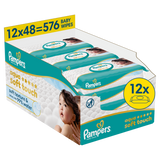 Pampers Aqua Soft Touch chusteczki nawilżane, 12 x 48 sztuk - miniaturka zdjęcia produktu