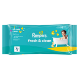 Pampers Fresh Clean, chusteczki nawilżane, 52 sztuki - miniaturka zdjęcia produktu