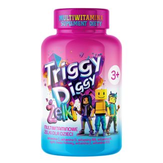 Triggy Diggy Żelki dla dzieci, od 3 lat, 50 żelek do żucia - zdjęcie produktu