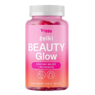Triggy Beauty Glow, żelki, smak malinowy, 60 sztuk - zdjęcie produktu