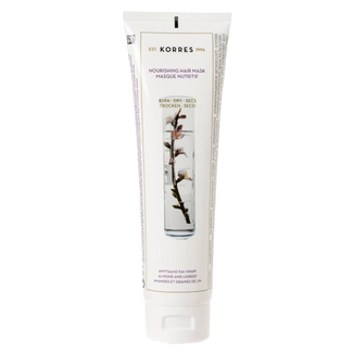 Korres Almond & Linseed, maska do włosów z wyciągiem z migdałów i olejem lnianym, do włosów suchych, 125 ml - zdjęcie produktu