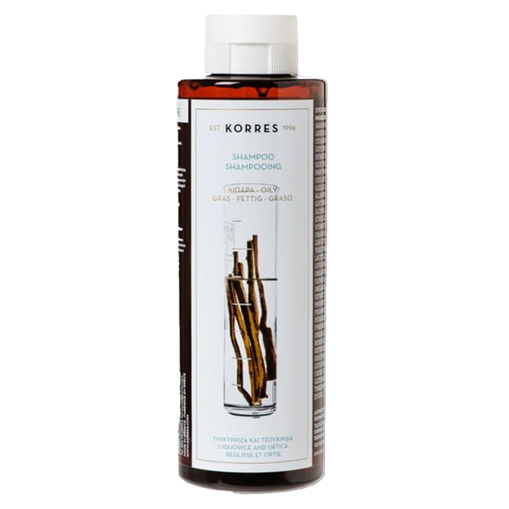 Nieznana Korres Liquorice & Urtica, szampon z wyciągiem z lukrecji i pokrzywy, do włosów tłustych, 250 ml
