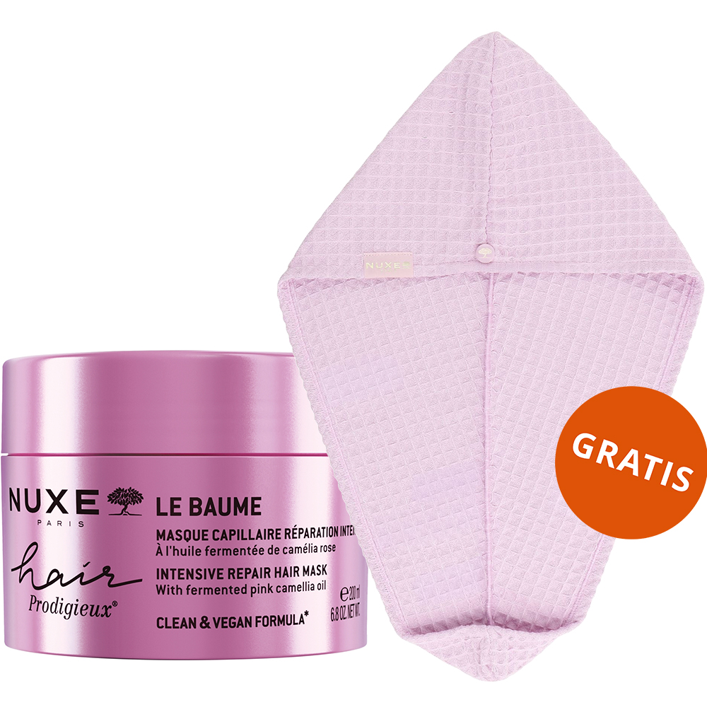 Nieznana Nuxe Hair Prodigieux, 3-minutowa maska do włosów, 200 ml + turban do włosów gratis