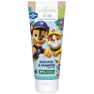 MaByen Psi Patrol, żel do mycia ciała i włosów z odżywką 3w1, jagoda, 180 ml - zdjęcie produktu