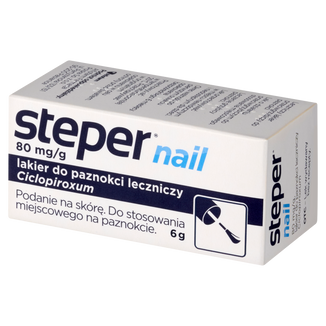 Steper Nail 80 mg/g, lakier do paznokci, 6 g - zdjęcie produktu