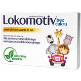 Lokomotiv, pastylki do ssania, bez cukru, 6 sztuk - miniaturka zdjęcia produktu