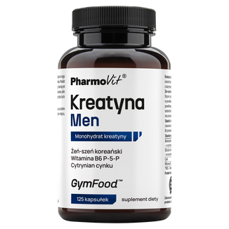Pharmovit GymFood Kreatyna Men, 125 kapsułek - zdjęcie produktu