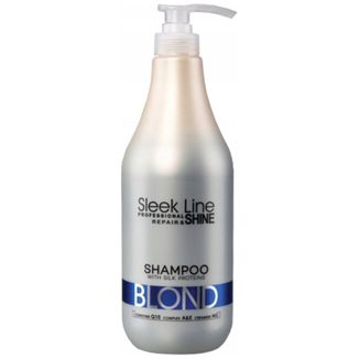 Stapiz Sleek Line Repair & Shine Blond, szampon do włosów blond, 1000 ml - zdjęcie produktu
