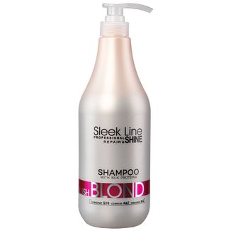 Stapiz Sleek Line Repair & Shine Blush Blond, szampon do włosów blond, rozjaśnianych i miedzianych, 1000 ml - zdjęcie produktu