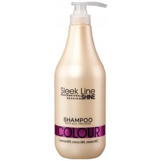 Stapiz Sleek Line Repair & Shine Colour, szampon do włosów farbowanych, 1000 ml - zdjęcie produktu
