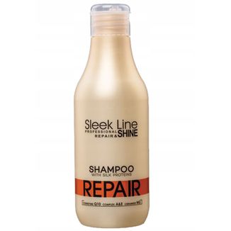 Stapiz Sleek Line Repair & Shine, szampon do włosów z proteinami jedwabiu, 300 ml - zdjęcie produktu