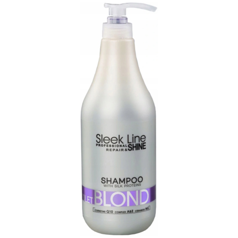 Nieznana Stapiz Sleek Line Repair & Shine Violet Blond, neutralizujący szampon do włosów blond, 1000 ml