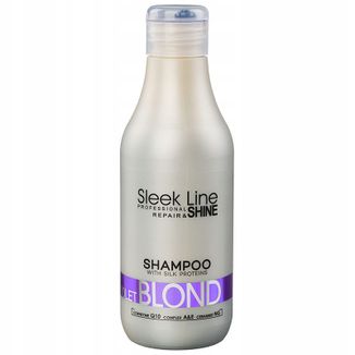 Stapiz Sleek Line Repair & Shine Violet Blond, neutralizujący szampon do włosów blond, 300 ml - zdjęcie produktu