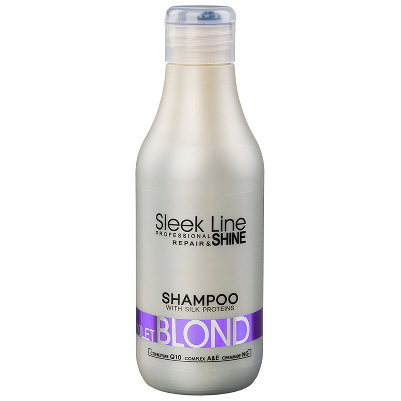 Nieznana Stapiz Sleek Line Repair & Shine Violet Blond, neutralizujący szampon do włosów blond, 300 ml
