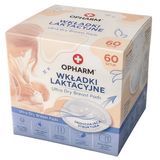 Opharm, wkładki laktacyjne premium, super cienkie, żelujące, 60 sztuk - miniaturka zdjęcia produktu