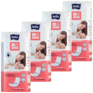 Zestaw Bella Mamma, podkłady higieniczne, poporodowe, 4 x 10 sztuk - zdjęcie produktu