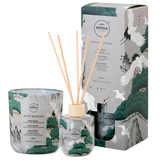 Zestaw Aroma Home Wild, świeca zapachowa, white blossom, 150 g + patyczki zapachowe, white blossom, 100 ml - miniaturka zdjęcia produktu