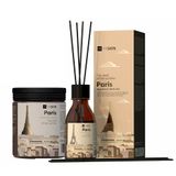 Zestaw HiSkin Bon Voyage, świeca sojowa, Paris, 200 ml + dyfuzor z patyczkami, Paris, 80 ml Zestaw HiSkin Bon Voyage, świeca sojowa, Paris, 200 ml + dyfuzor z patyczkami, Paris, 80 ml - miniaturka zdjęcia produktu