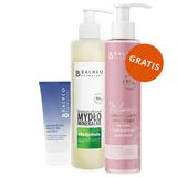 Zestaw Balneokosmetyki, biosiarczkowe mydło mineralne w płynie, 250 ml + krem do rąk i paznokci, 100 ml + jogurt do ciała, 250 ml gratis - miniaturka zdjęcia produktu