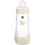 MAM Perfect Start, butelka antykolkowa, ze smoczkiem silikonowym, Grounding in Nature, beżowa, unisex, od 4 miesiąca, 320 ml - miniaturka  zdjęcia produktu
