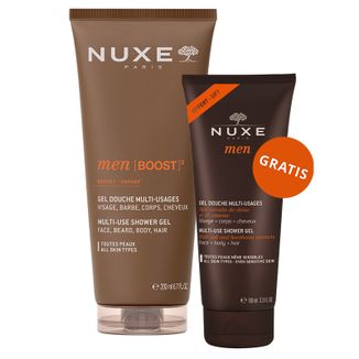 Nuxe Men Boost, wielofunkcyjny żel pod prysznic, 200 ml + wielofunkcyjny żel pod prysznic, 100 ml gratis - zdjęcie produktu