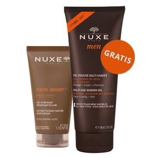 Nuxe Men Boost, nawilżający żel do twarzy, 50 ml + wielofunkcyjny żel pod prysznic, 100 ml gratis - zdjęcie produktu