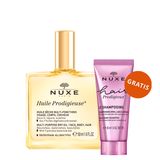 Nuxe Huile Prodigieuse, suchy olejek do ciała, twarzy i włosów, 50 ml + szampon do włosów, 30 ml gratis - miniaturka zdjęcia produktu
