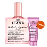 Nuxe Huile Prodigieuse Florale, suchy olejek do ciała, twarzy i włosów, 100 ml + szampon do włosów, 30 ml gratis - miniaturka zdjęcia produktu