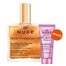 Nuxe Huile Prodigieuse Or, suchy olejek ze złotymi drobinkami do ciała, twarzy i włosów, 100 ml + szampon do włosów, 30 ml gratis - miniaturka  zdjęcia produktu