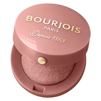 Bourjois Little Round Pot 33 Lilas D'or, trwały róż do policzków z lusterkiem i pędzelkiem, 2 g - zdjęcie produktu