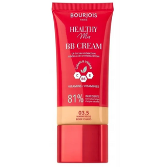 Bourjois Healthy Mix, krem BB z kompleksem witamin C,E i B5, 3,5 Warm Beige, 30 ml - zdjęcie produktu