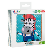 Akuku, klocki drewniane, od 3 lat, 9 sztuk - miniaturka zdjęcia produktu