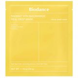 Biodance Radiant Vita Niacinamide Real Deep Mask, rozświetlająca maska do twarzy, 34 g - miniaturka zdjęcia produktu