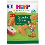 HiPP Organic Chrupiące pałeczki jabłkowo-marchewkowe BIO, od 8 miesiąca, 30 g - miniaturka zdjęcia produktu