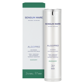 Sensum Mare Algopro Exosomy, krem kojąco-regenerujący, 50 ml Sensum Mare Algopro Exosomy, krem kojąco-regenerujący, 50 ml - zdjęcie produktu