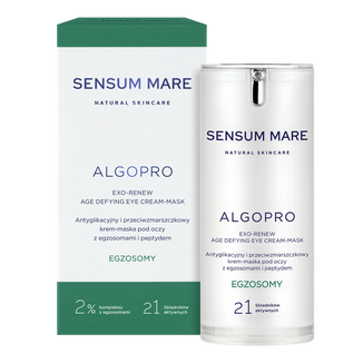 Sensum Mare Algopro Exosomy, antyglikacyjny przeciwzmarszczkowy krem-maska po oczy, 15 ml - zdjęcie produktu
