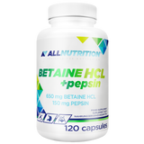 Allnutrition Betaine HCl + Pepsin, 120 kapsułek - miniaturka zdjęcia produktu