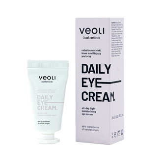 Veoli Botanica Daily Eye Cream, całodzienny lekki krem nawilżający pod oczy, 15 ml - zdjęcie produktu