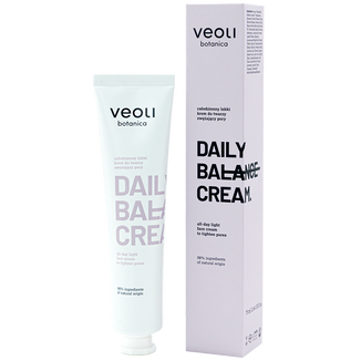 Veoli Botanica Daily Balance Cream, całodzienny lekki krem do twarzy zwężający pory, 75 ml - zdjęcie produktu
