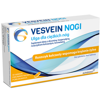 Vesvein Nogi, 30 tabletek USZKODZONE OPAKOWANIE - zdjęcie produktu