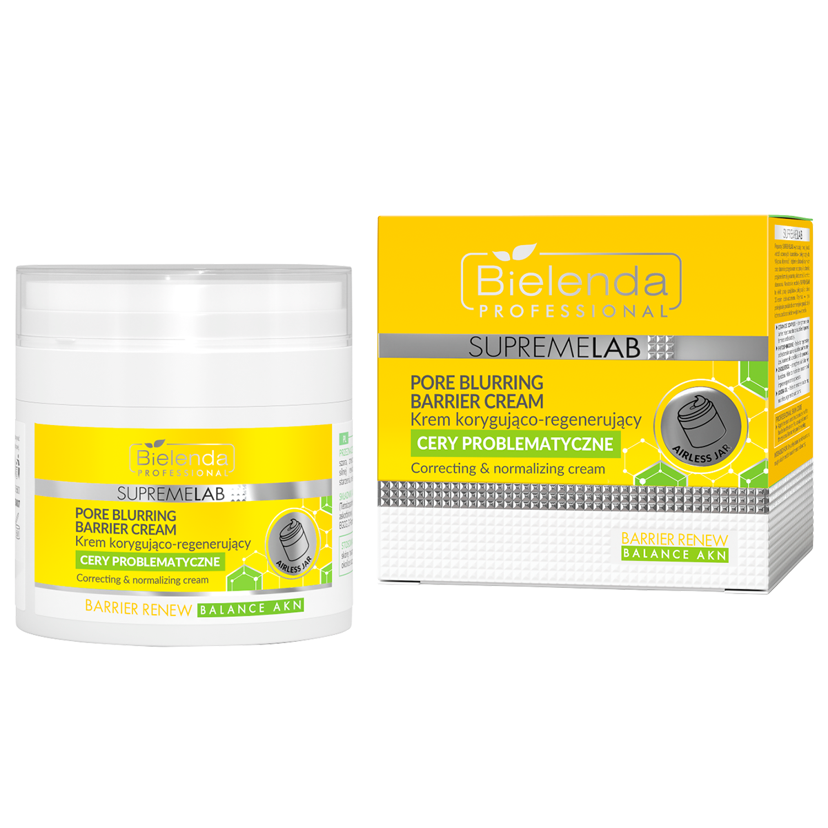 Nieznana Bielenda SupremeLAB Barrier Renew Balance, krem korygująco-regenerujący, 40 ml