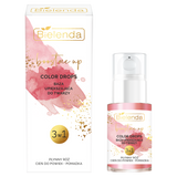 Bielenda Boost Me Up Colour Drops, upiększająca baza do twarzy 3w1, płynny róż, cień do powiek, pomadka, 15 ml - miniaturka zdjęcia produktu