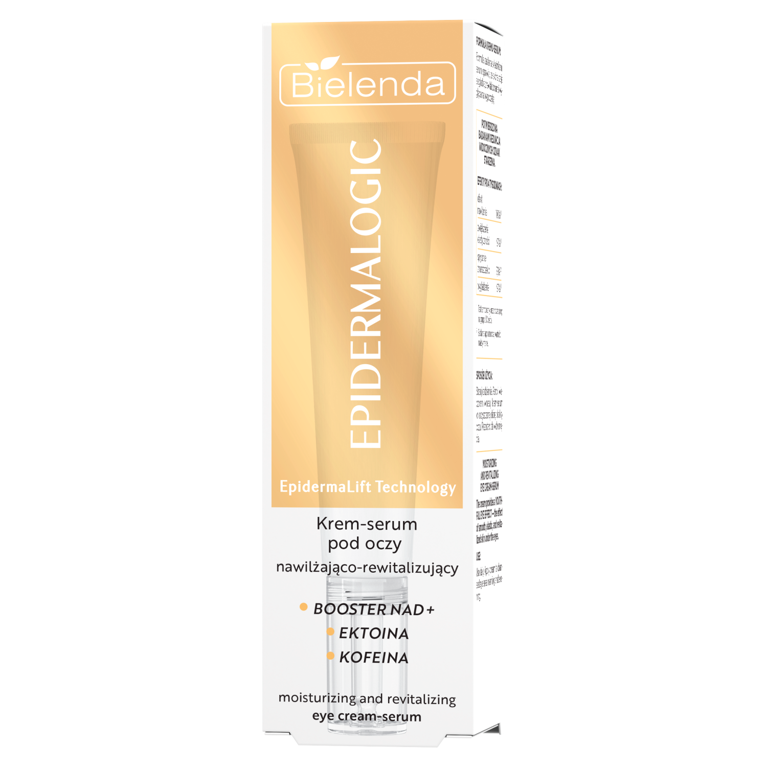 Nieznana Bielenda Epidermalogic, feuchtigkeitsspendend-revitalisierend Creme-Augenserum, 10 ml — Inhaltsstoffe und Bewertung