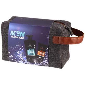 Zestaw Aurora Men Wash Bag, żel pod prysznic, 270 ml + balsam po goleniu, 60 ml Zestaw Aurora Men Wash Bag, żel pod prysznic, 270 ml + balsam po goleniu, 60 ml - zdjęcie produktu