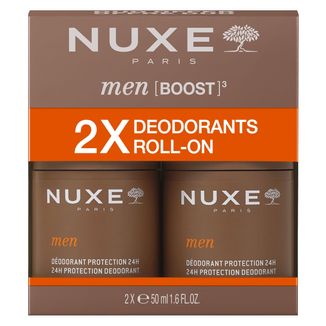 Zestaw Nuxe Men Boost, dezodorant 24H, roll-on, 2 x 50 ml - zdjęcie produktu