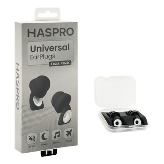Haspro Universal, zatyczki do uszu, black, 2 sztuki Haspro Universal, zatyczki do uszu, black, 2 sztuki - zdjęcie produktu